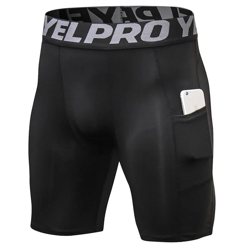 Collants de course courts à Compression pour hommes, séchage rapide, Leggings de Sport, Fitness, sou