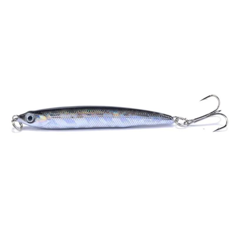1 pièces haute qualité Thrill bâton leurre de pêche 7 cm 10g crayon coulant longue coulée alose vair