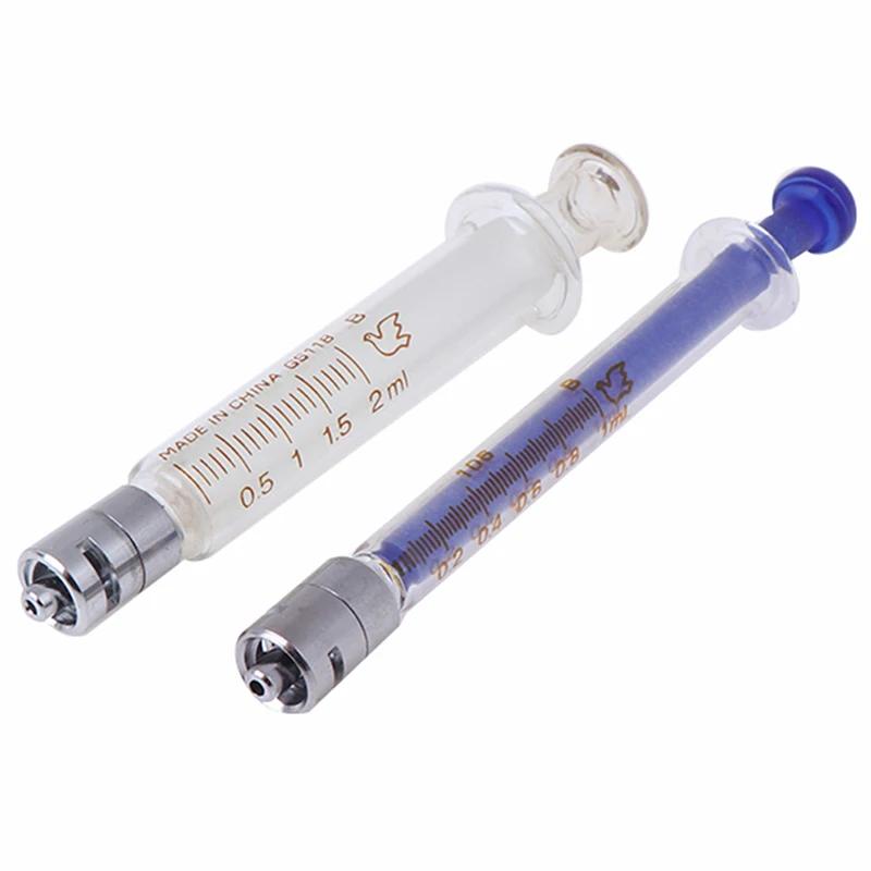 Seringue en verre 1/2/5/10/20/30/50/100 ml avec embout Luer Lock - seringue préremplie en verre boro