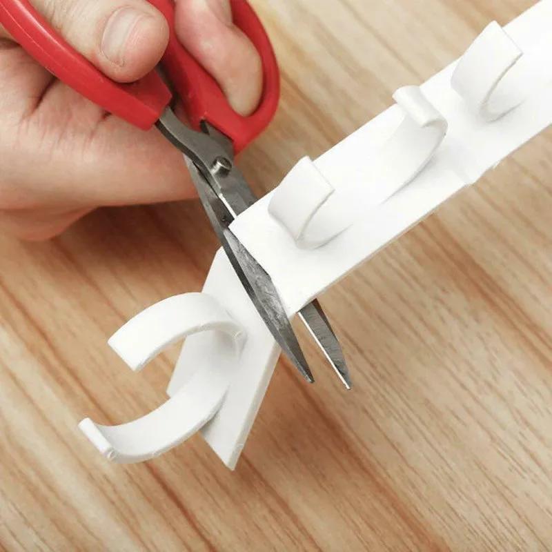 Pince murale en plastique pour épices, rangement de cuisine à domicile, ingrédients T1, accessoires