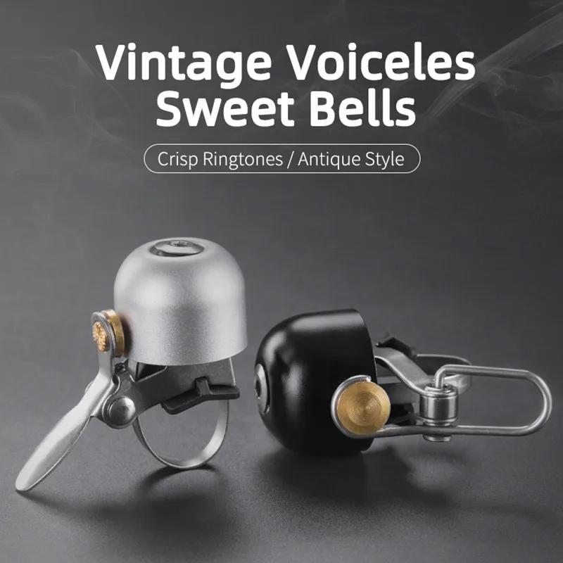 ROCKBROS sonnette de vélo anneau de cyclisme vélo rétro cloches classiques qualité sonore claire vtt