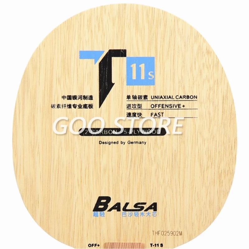 YINHE T11 T-11 + T11 + boucle de rupture rapide carbone Limba Balsa OFF lame de Tennis de Table raqu