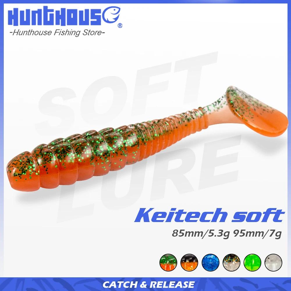 Hunthouse Keitech Swing Impact Silicone leurre de pêche 85 & 95mm 5.3 & 7g leurres souples facile Sh