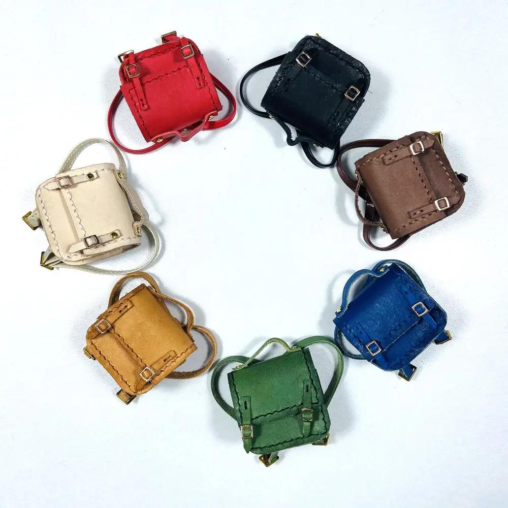 Mini sac d'école fait à la main pour poupées Blyth, accessoires, OB11, OB24, 1/6, 1/8, BJD, nouveau,