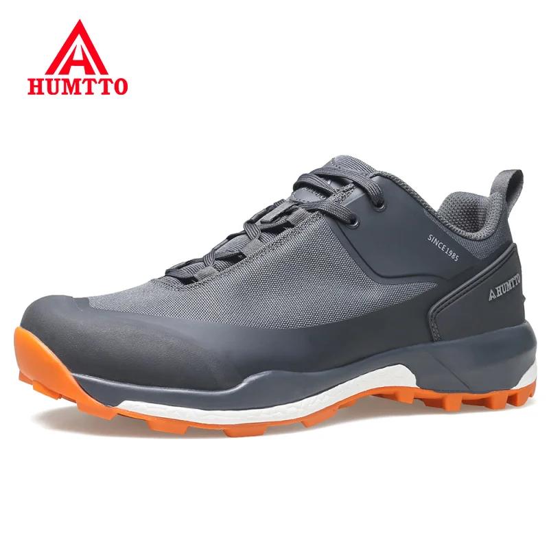 Chaussures de randonnée HUMTTO pour hommes - Imperméables et tactiques pour trekking et camping