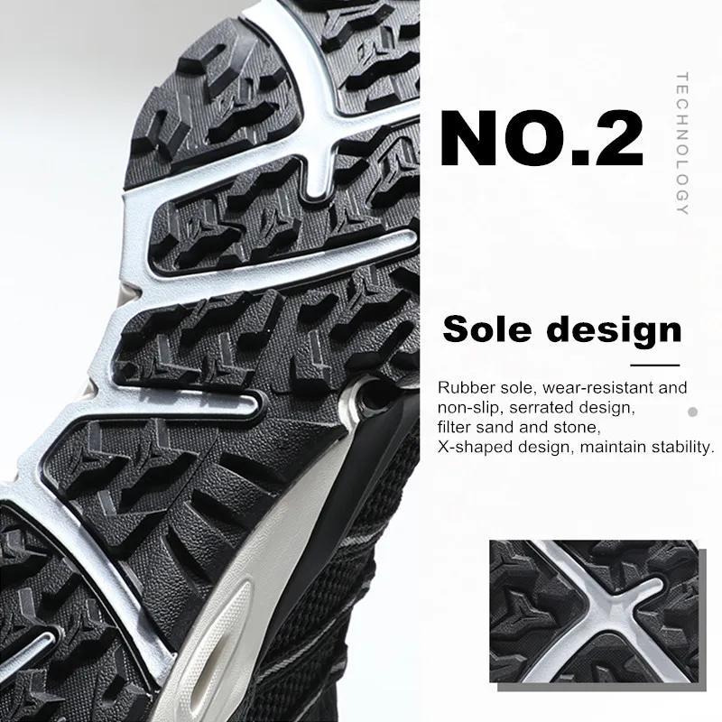 HUMTTO extérieur en amont baskets pour hommes été plage chaussures d'eau hommes respirant Sport rand