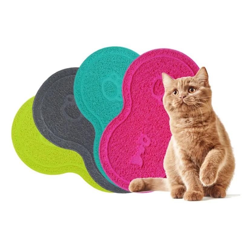Tapis d'alimentation pour animaux de compagnie chien chat manger bol à boire tapis imperméable pour