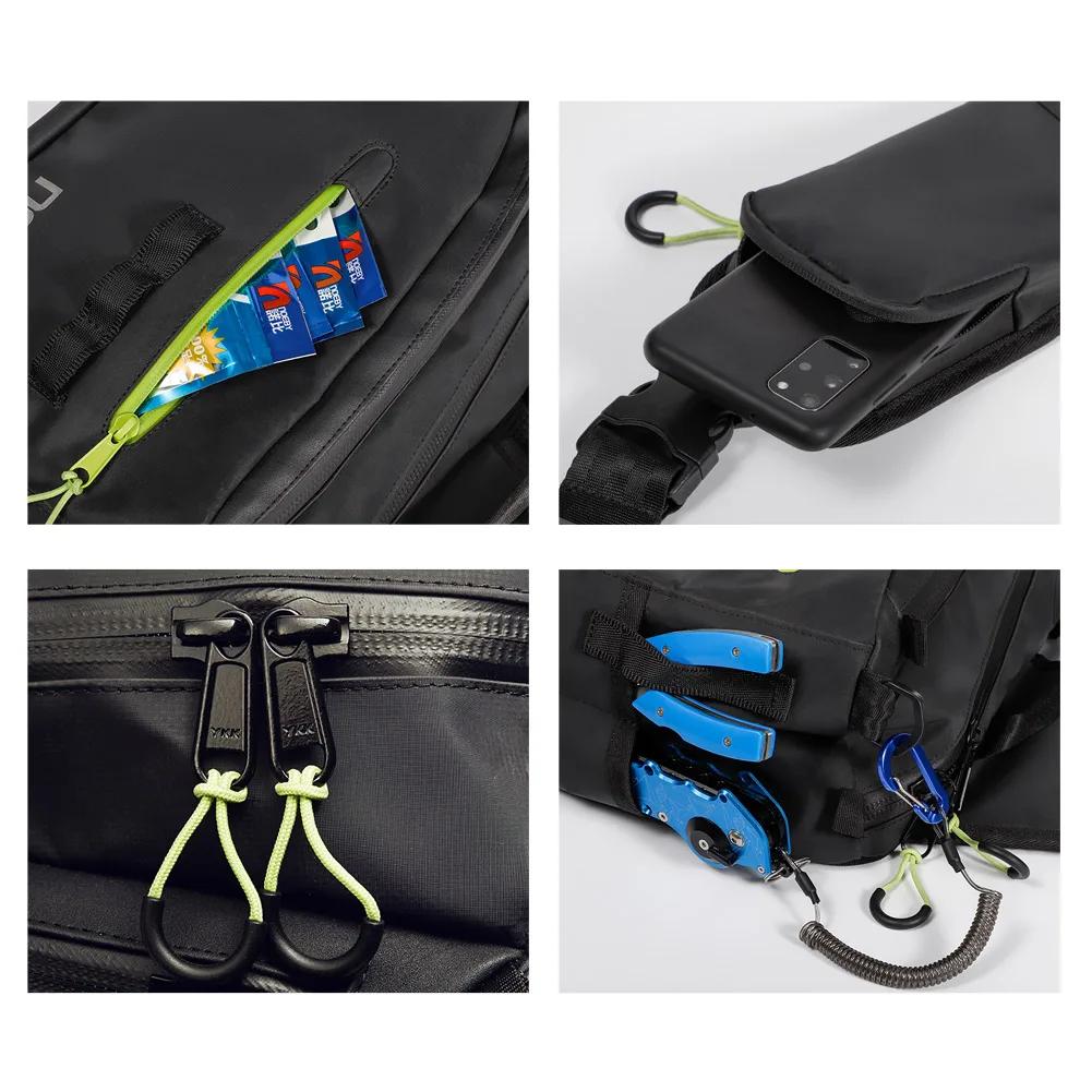NOEBY – sac de pêche en Nylon imperméable, sac de pêche multifonction résistant à l'usure, sac de ma