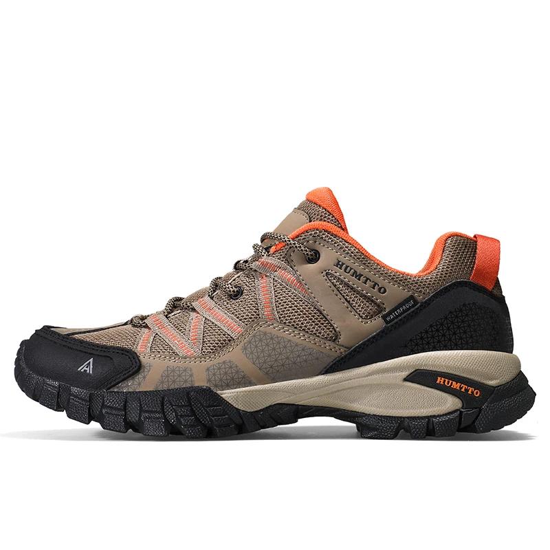 HUMTTO – chaussures de randonnée pour hommes, bottes de Trekking respirantes à lacets, baskets d'ext