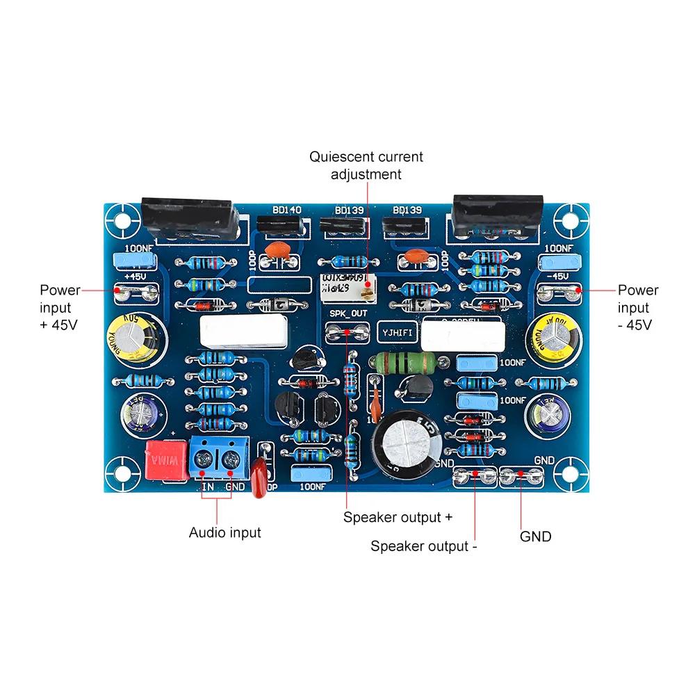AIYIMA 1 paire carte amplificateur de puissance 100Wx2 amplificateur IRF240 FET classe A amplificate