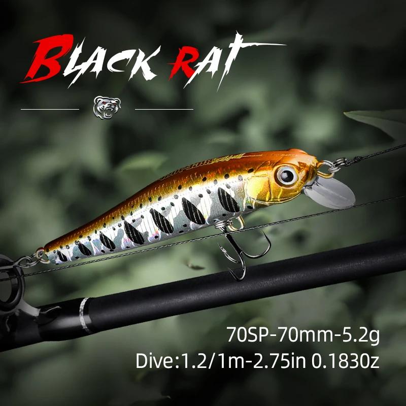 BEARKING modèle chaud 70mm 5.2g qualité professionnelle magent poids leurres de pêche méné manivelle
