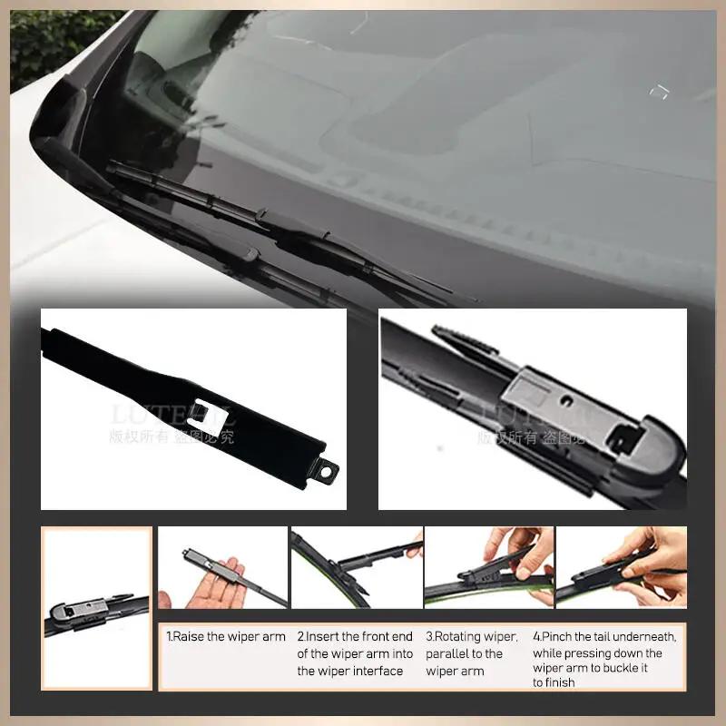 Pour Mercedes Benz classe A W169 2004-2012 2005 essuie-glace avant et arrière balais d'essuie-glace