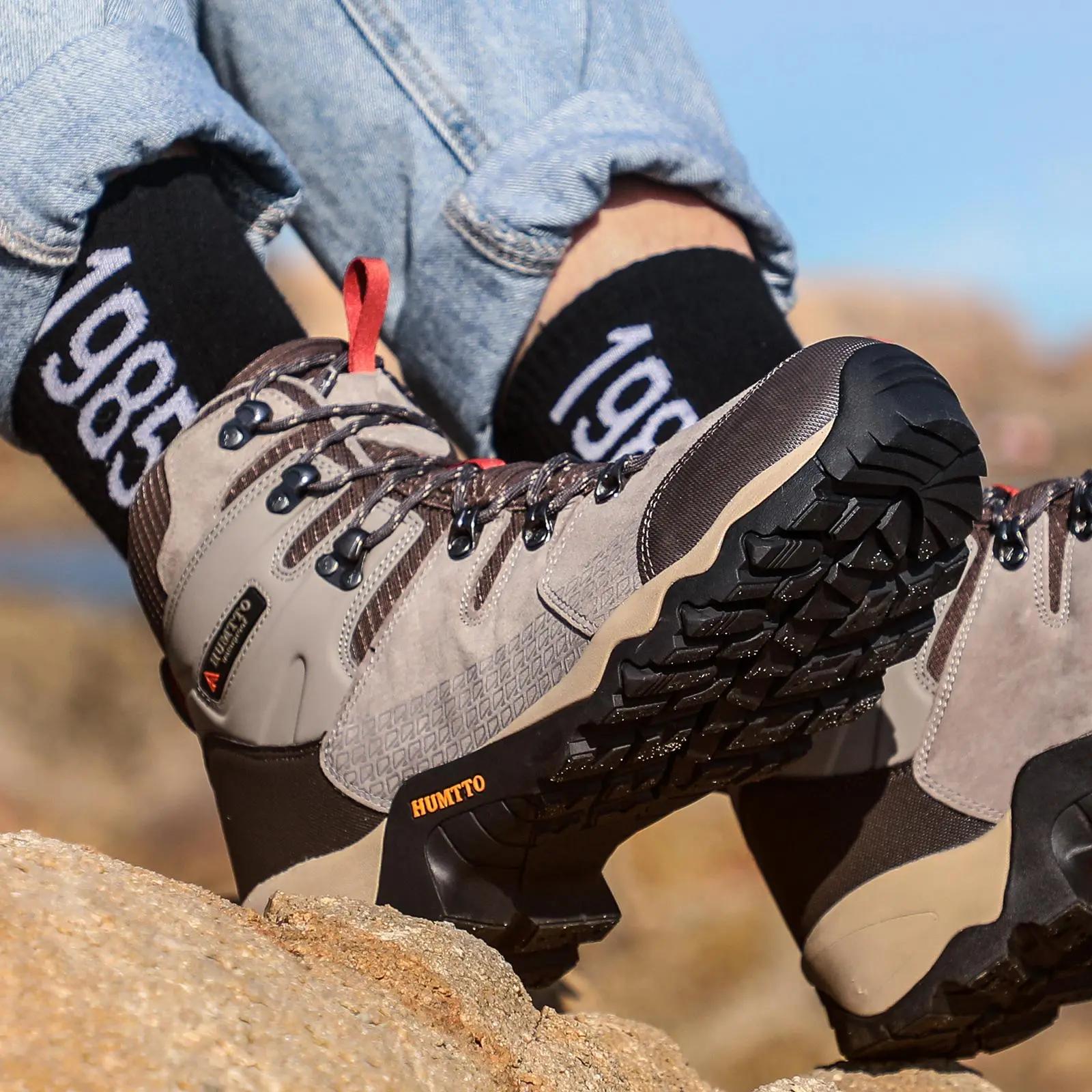 HUMTTO – chaussures de randonnée et de Sport en plein air pour hommes, baskets imperméables, antidér