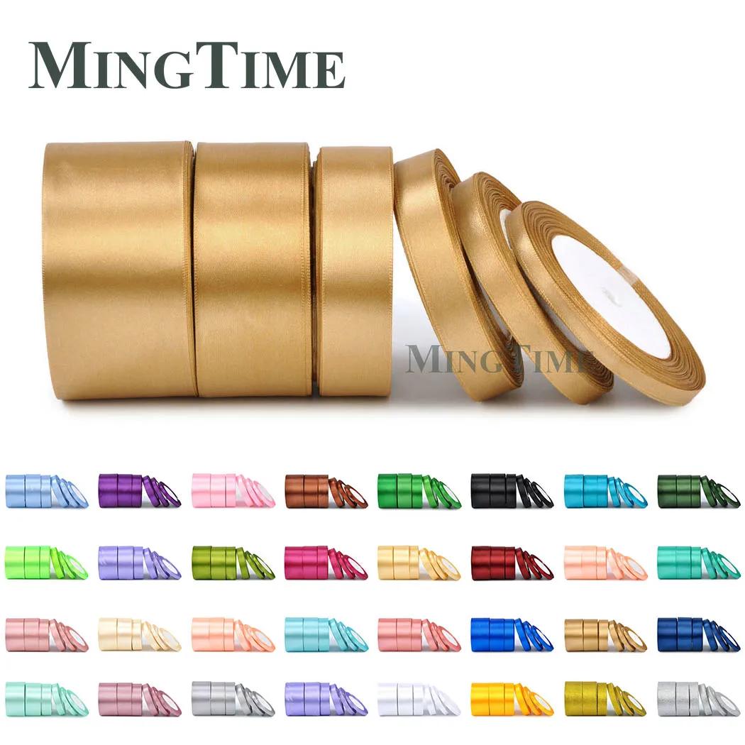 Ruban en Satin 25yards 6mm 10mm 15mm 25mm 38mm 50mm, ceinture cadeau, nœud artisanal fait à la main,