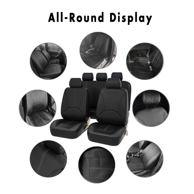 Housse de protection universelle pour siège de voiture, en cuir PU, accessoires automobiles, tapis d