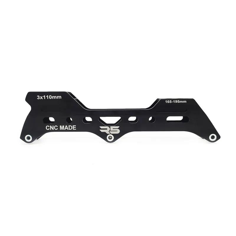 Base de patinage en ligne Slalom Speed Transfer, R5 Unbalance Rub Frame, Matter Yellow Green, F1 Gi3