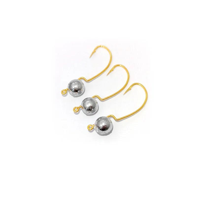 OUTKIT Jig Mini tête crochet 1g/2g/3g 10 pièces/lot crochet de pêche au roche leurre gabarit Grank c