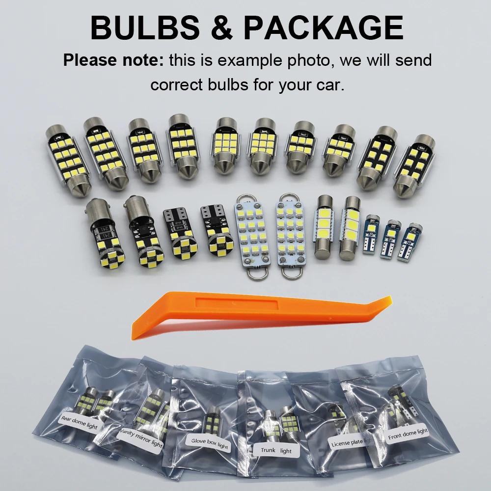 Kit d'ampoules intérieures LED pour Mercedes Benz classe A B W168 W169 W176 W245 W246, dôme de lectu