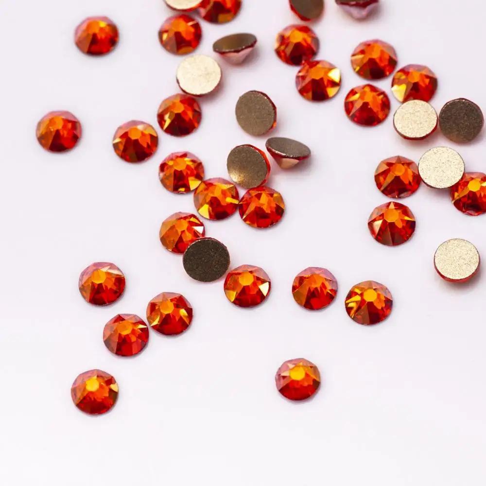 YANRUO 2088NOHF Shimmer AB Flatback verre Strass colle sur coudre des vêtements diamant couture Blin