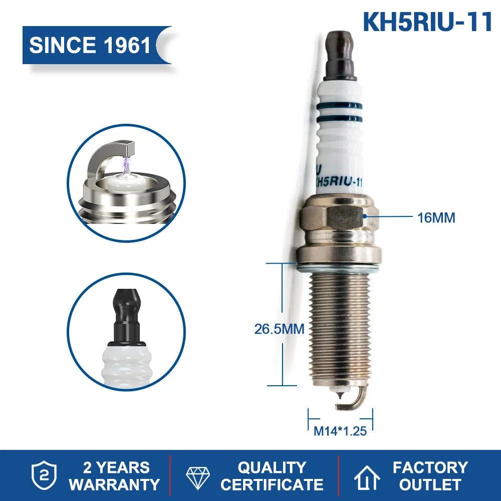 Bougies d'allumage en Iridium, 4 pièces, KH5RTC-11 KH5RPU-11 KH5RIU-11, pour KIA, NISSAN, SUZUKI, TO