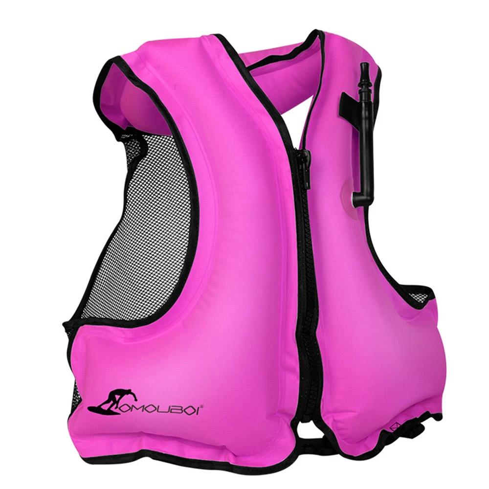 Gilet de sauvetage gonflable pour adultes, gilet de sauvetage pour natation, bateau, plongée en apné