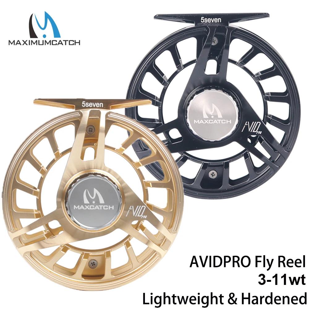 Maximumcatch AVIDPRO 3-9wt moulinet de pêche à la mouche durci léger physique CNC usiné 6061T6 alumi
