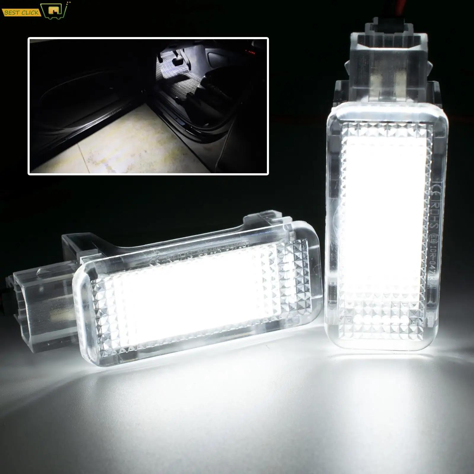 Lampe de courtoisie LED blanche sous la porte, lumière de plancher, lampe de coffre, Audi A4, Horizo