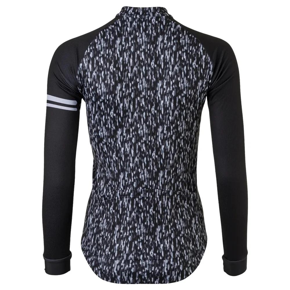 Maillot de cyclisme en polyester à séchage rapide pour homme, haut à manches longues, sublimation pe