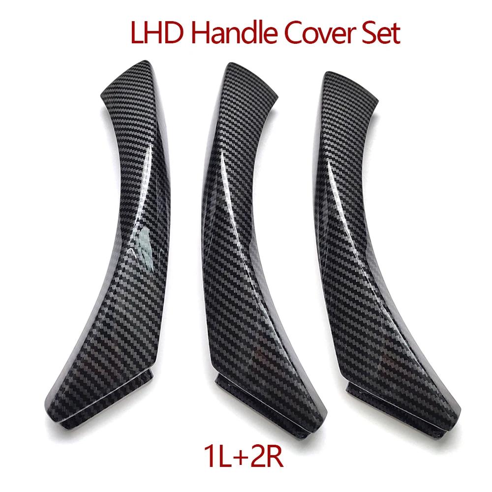 Poignée de traction d'accoudoir de porte intérieure en Fiber de carbone LHD RHD, pour BMW série 3 E9