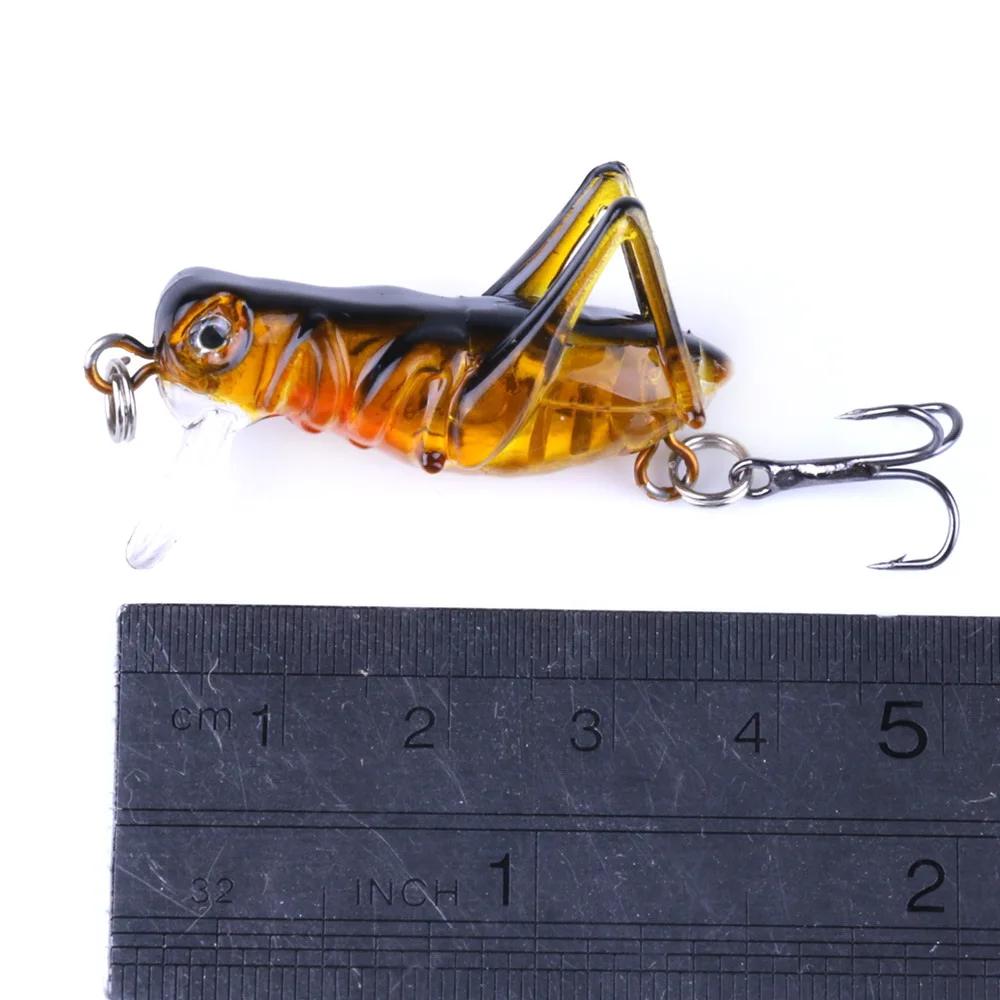 Leurre de pêche 35mm 3g sauterelle insectes appât volant leurre dur appât artificiel réaliste bar av