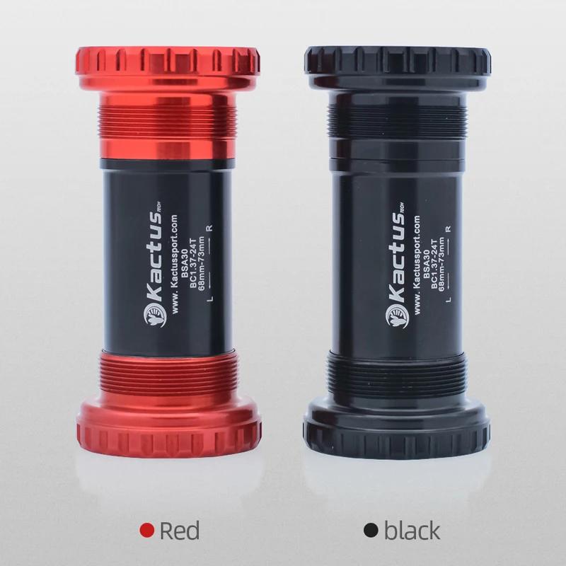KACTUS – support de pédalier de vélo, Kit de filetage BSA, cadre de vélo de route vtt 68/73 pour axe