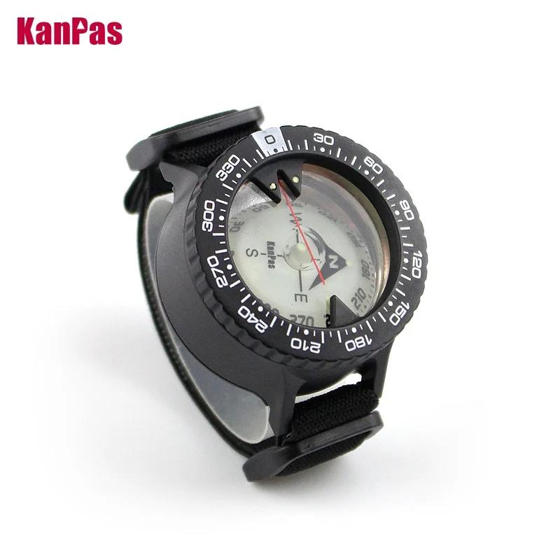 Boussole de plongée KANPAS 6BAR étanche avec signal lumineux pour navigation sous-marine précise
