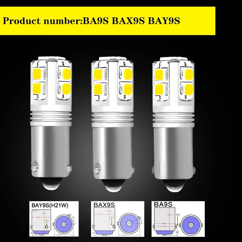 IJDM-Feux de voiture Canbus BA9S, BAX9S, BAY9S, LED pour les barrage de la voiture ou les feux de st