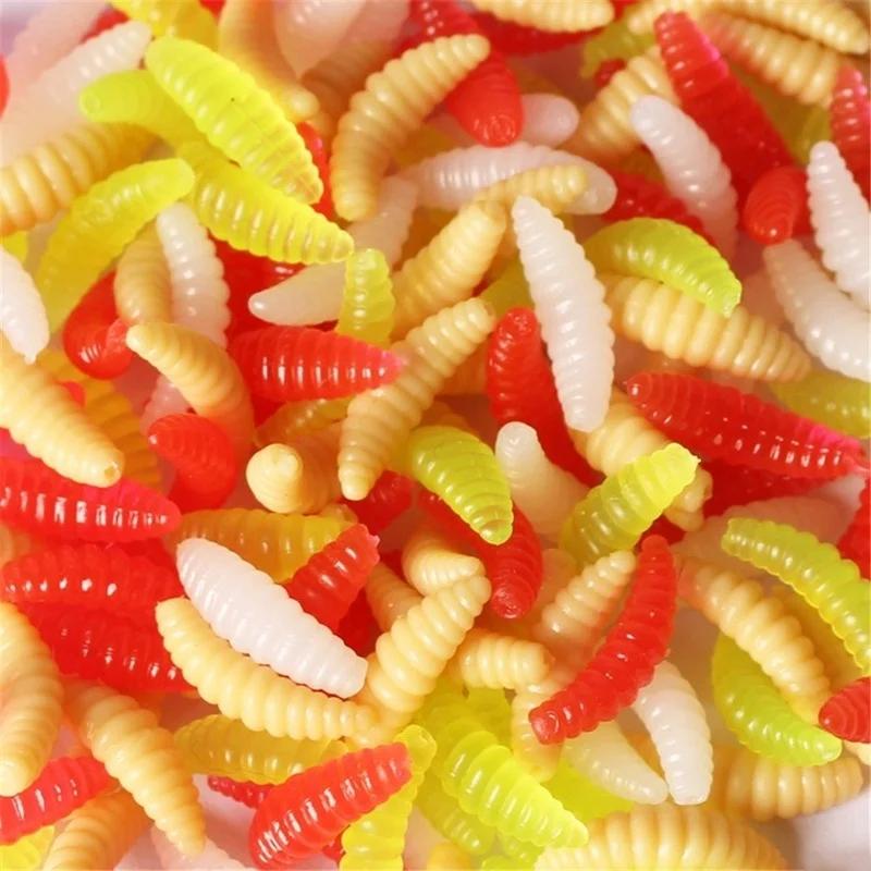Lot de 50 et 20 hameçons de pêche souples, 2cm, 0.3g