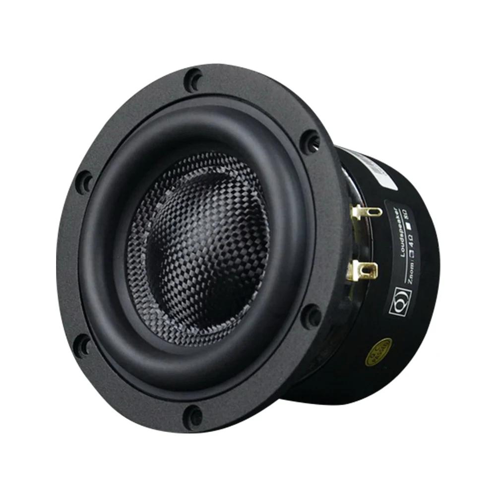AIYIMA – haut-parleur de caisson de basses 4 pouces, 1 pièce, HiFi, pour Home cinéma, en Fiber de ve