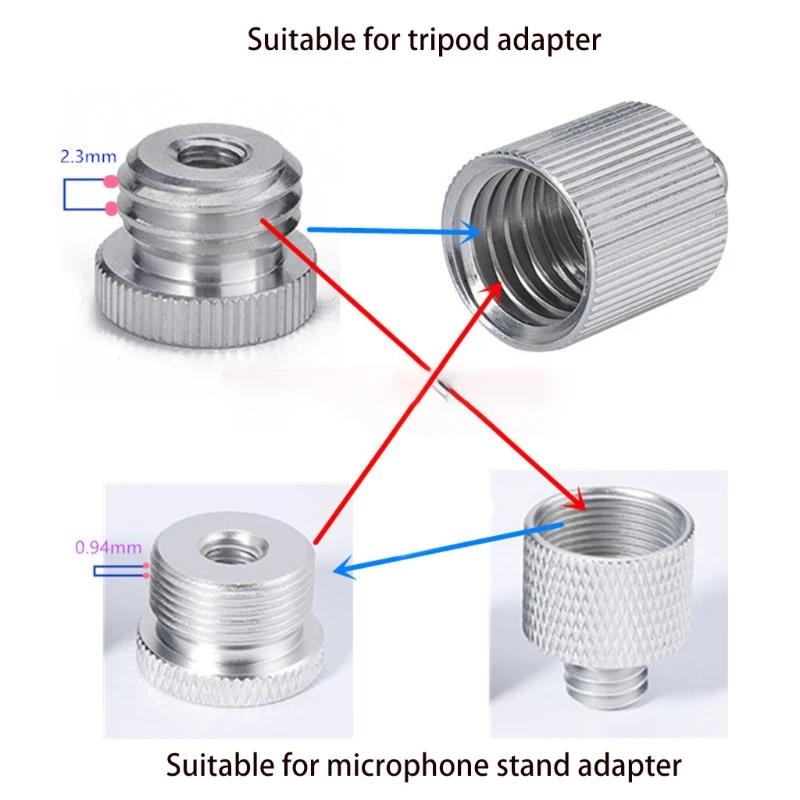 Adaptateur 5/8 "à 1/4", Compatible avec niveau Laser à filetage 1/4 et télémètre 5/8 ", trépied, sup