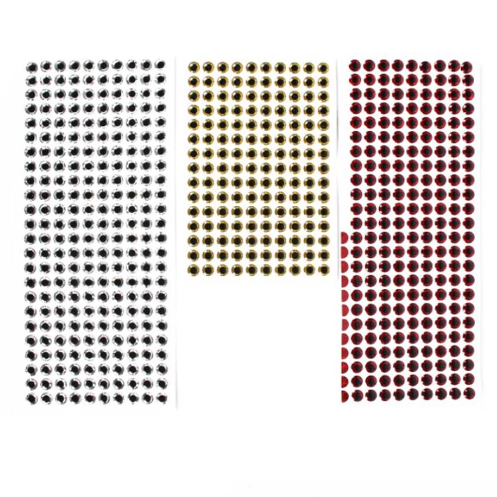 Lot de 100 leurres holographiques 3D pour la pêche à la mouche, 3/4/5/6mm, matériel pour attraper de