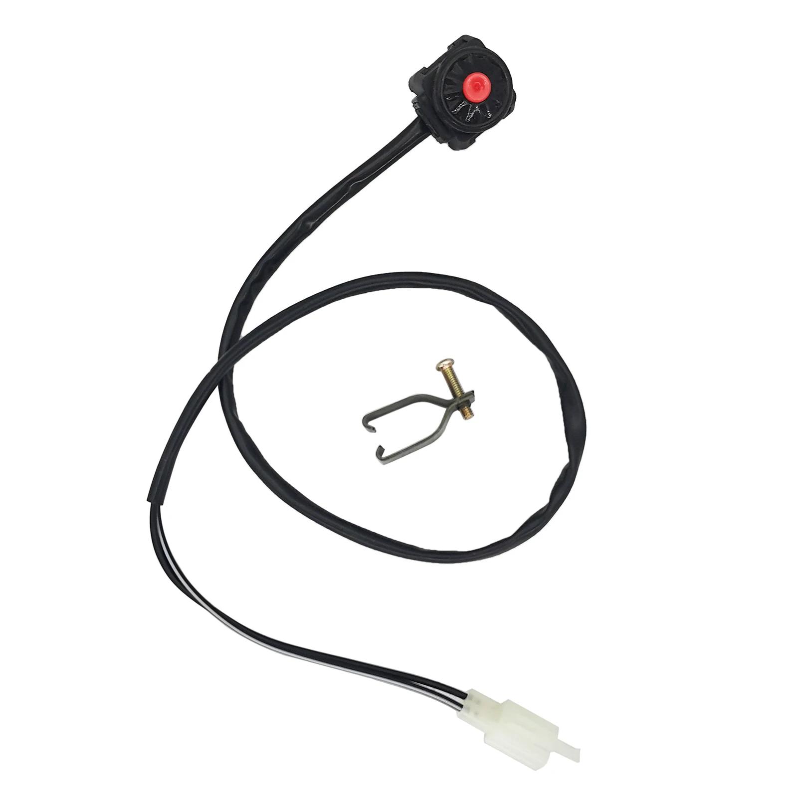 Joli universel pour moto, bouton poussoir rouge, démarreur de klaxon, vélo, RL, UTV, tourisme, sport