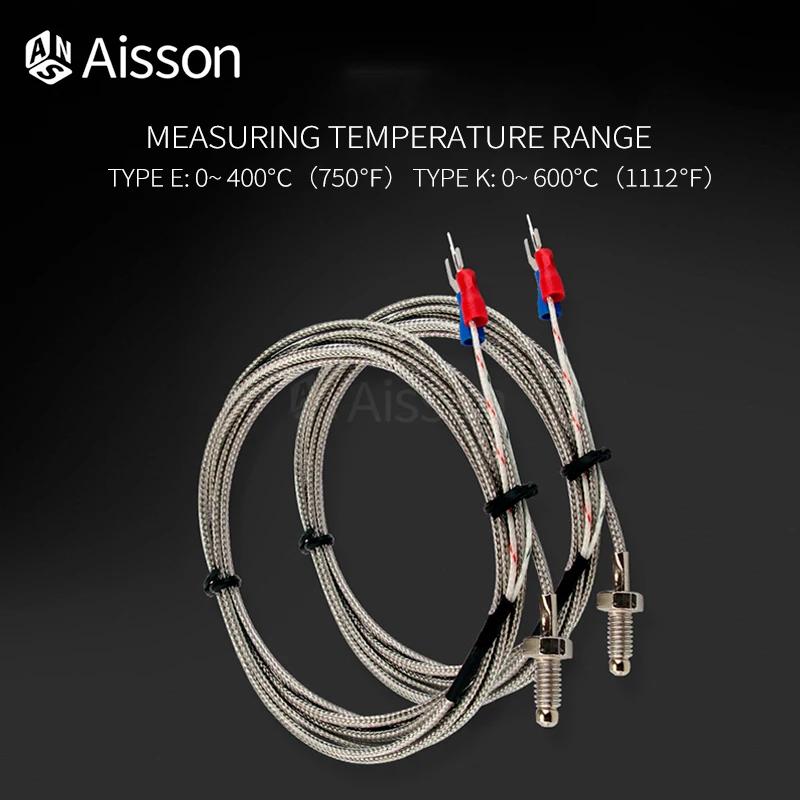 Capteur de sonde thermocouple pour contrôleur de température industriel, câble métallique, type K/E,