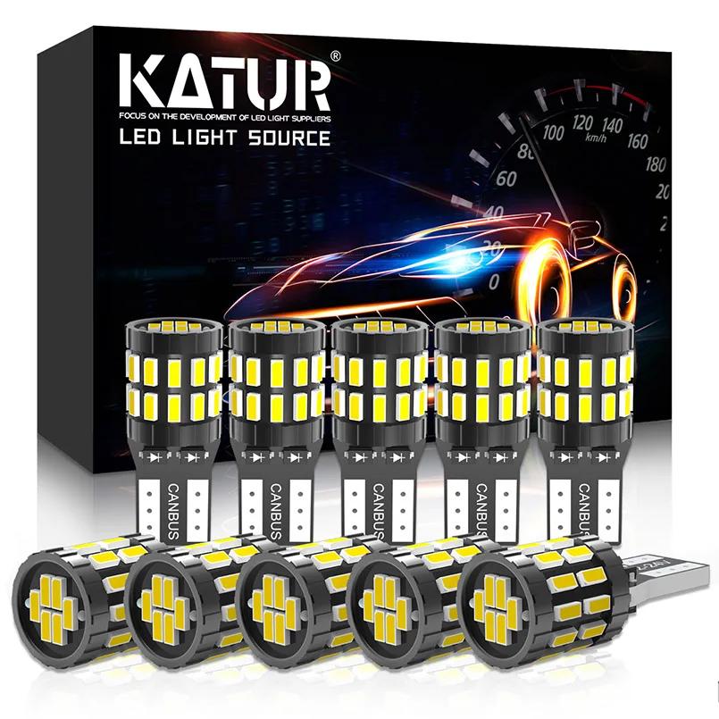 10pcs T10 W5W LED des ampoules 194 168 LED lecture intérieure de voiture feux de stationnement pour