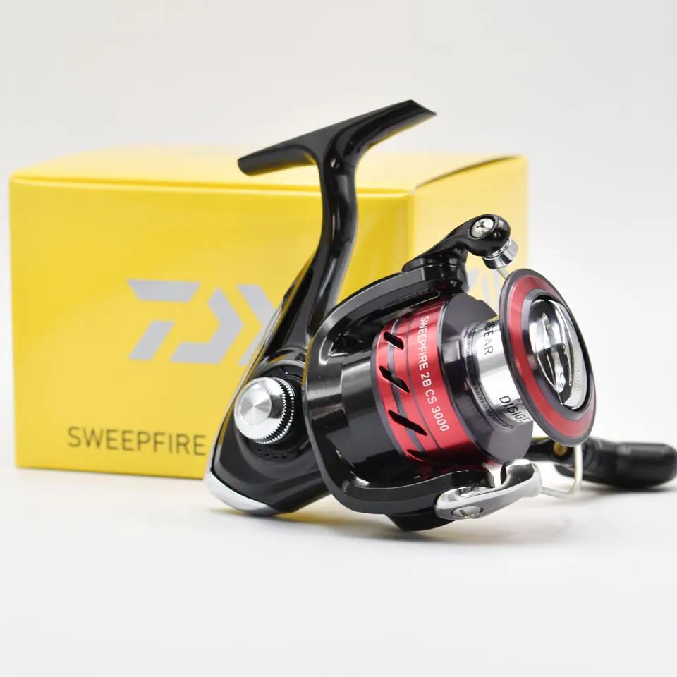 Daiwa-Moulinet de pêche Spinning SWEEPFIRE CS, 1500-5000 ABS Metail Spool, 2-8kg Power Hard Gear