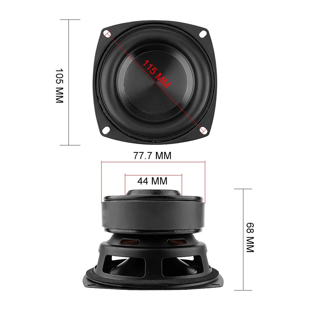 AIYIMA 1 pièce Haut-parleur Subwoofer 4 pouces 100W 4/8 Ohm Super Woofer Haut-parleur de son BASS Ét