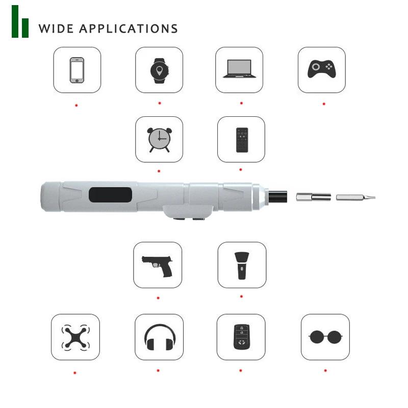Tournevis électrique sans fil, Mini outils électriques 3.6V, Rechargeable, multifonction, perceuse é