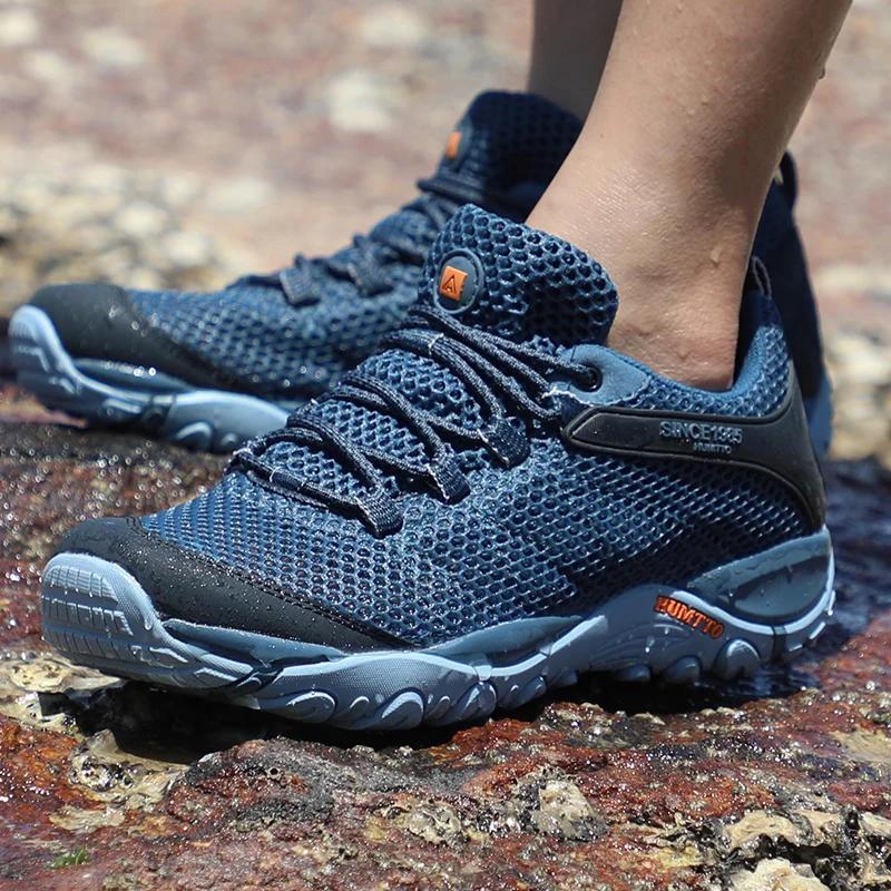 HUMTTO – baskets de randonnée pour hommes, chaussures d'extérieur respirantes, de Sport, d'eau, d'es
