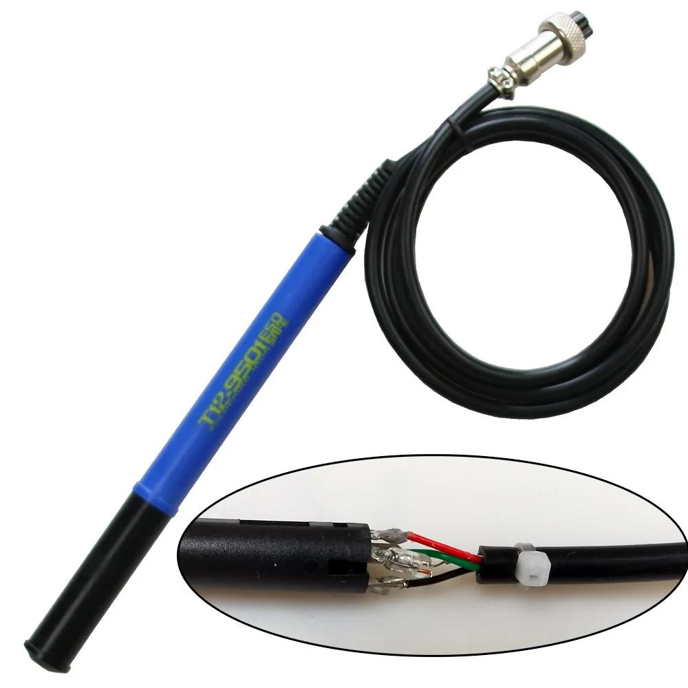 QUECOO 4pin T12-M8 9501 907 P9 poignée pour T12-952/942/956 station de fer à souder température cont