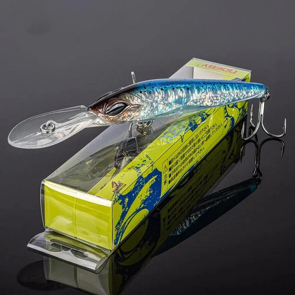 18 cm 90g Wobbler leurre de pêche grand manivelle vairon pêche bar à la traîne appât artificiel broc