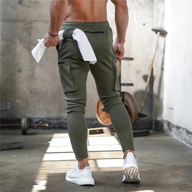 2023 nouveaux hommes pantalons pantalons de survêtement homme gymnases entraînement Fitness pantalon