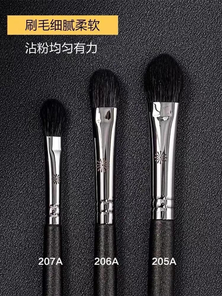 Pinceaux de maquillage pour fard à paupières, poils de chèvre, base d'ombre pour mélange de petits y