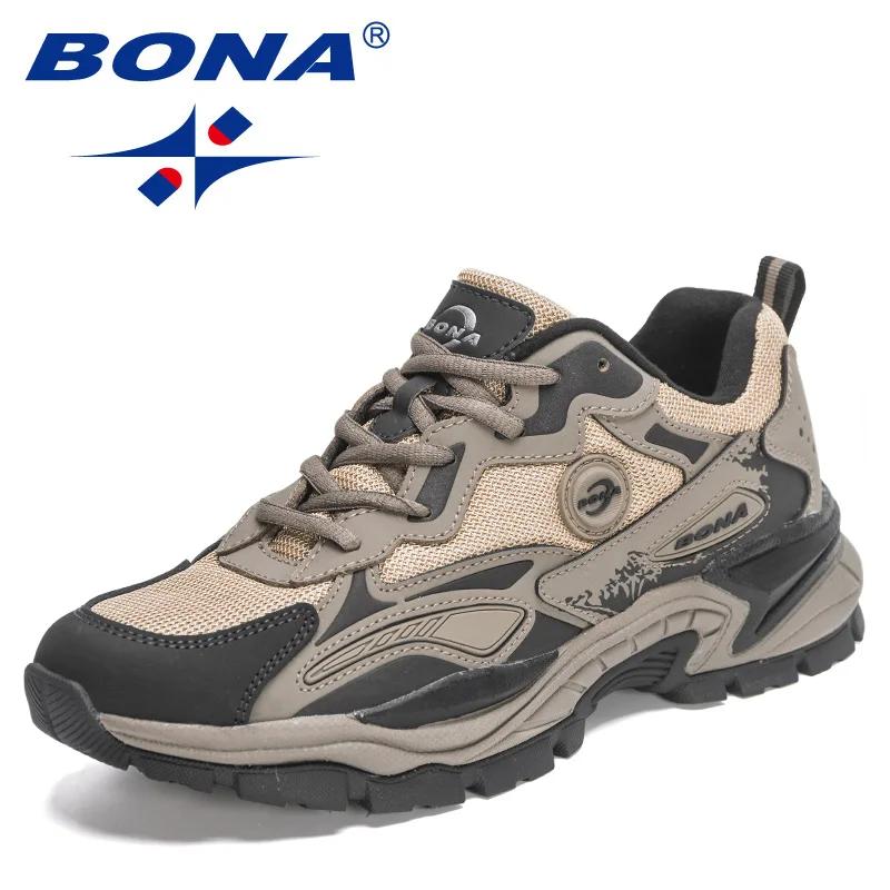 BONA – chaussures de course antidérapantes pour hommes, baskets de Sport légères et décontractées, d