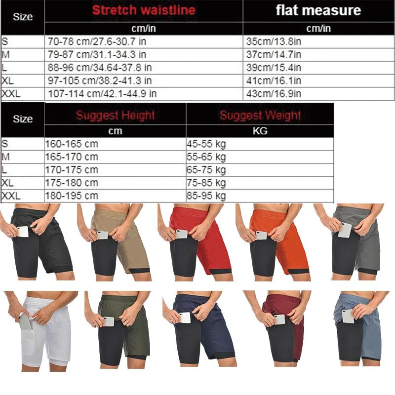 Été 2026 Shorts de course hommes 2 en 1 Sport Jogging Fitness Shorts formation séchage rapide hommes